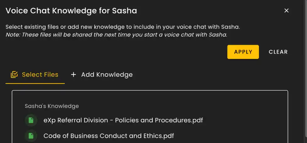 Restrict to mentioned knowledge