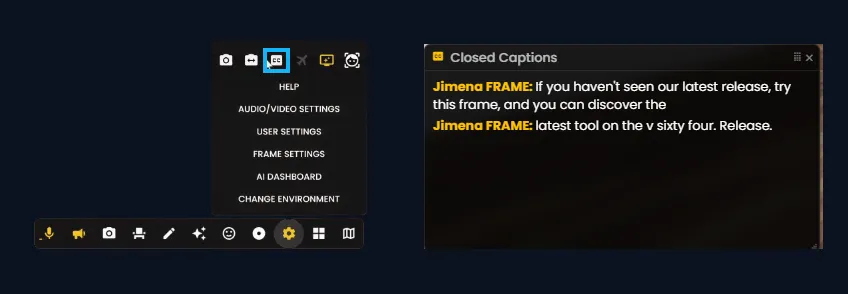 Turn on Closed Captions