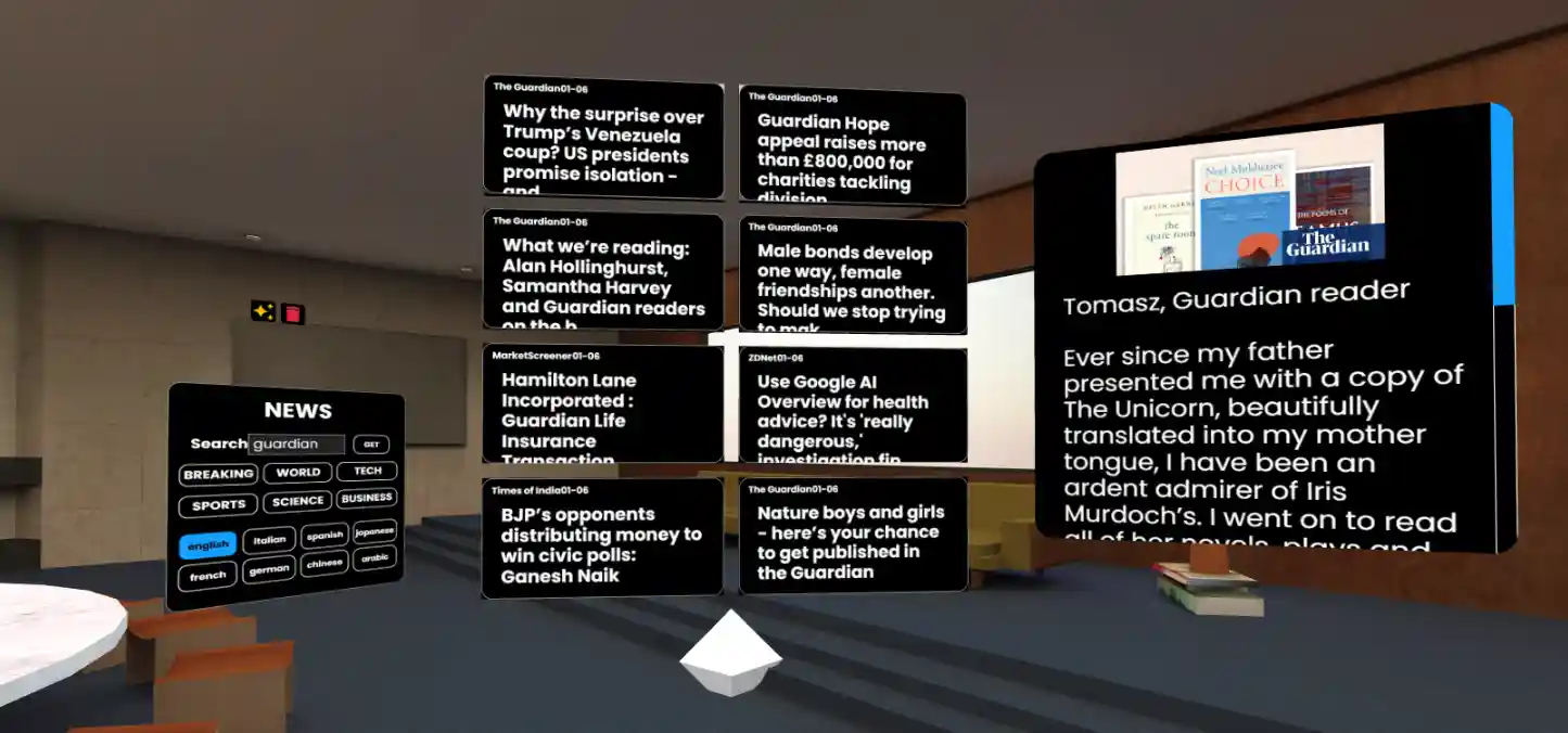 Viewing News Headlines