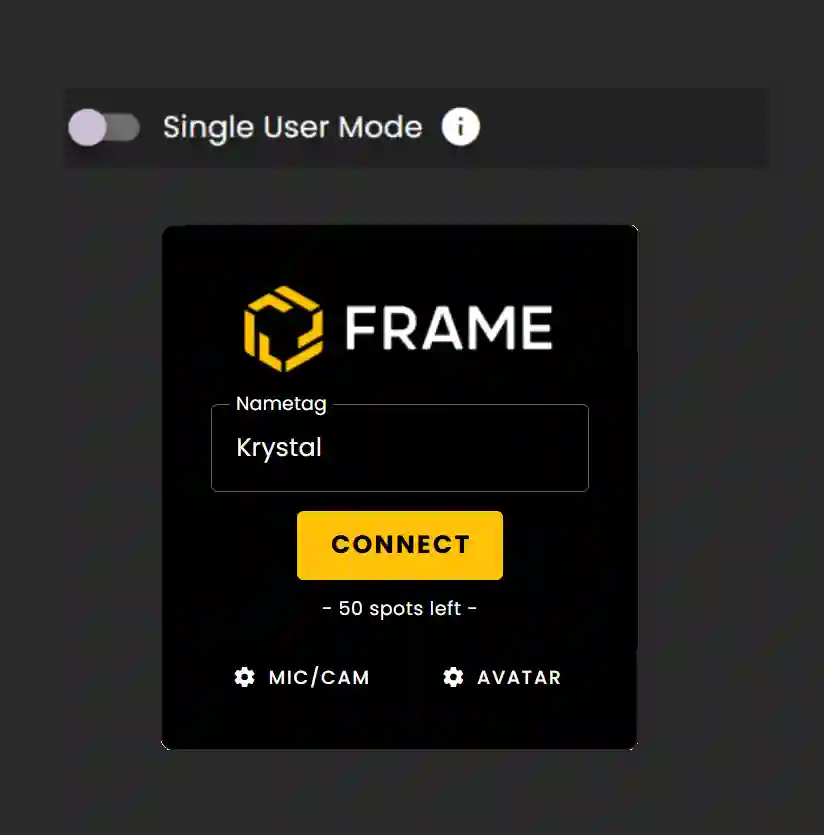 Frame Settings > General