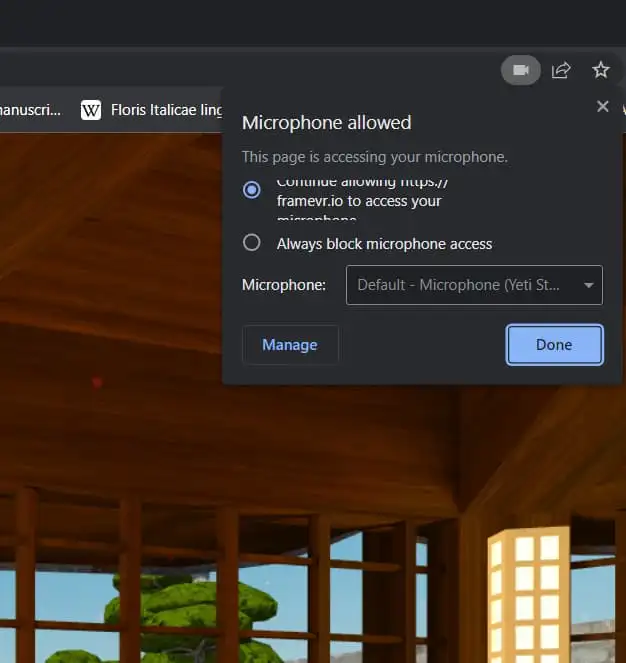 The Right Microphone/Camera