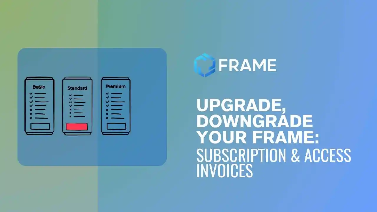 Upgrade & Access Invoices