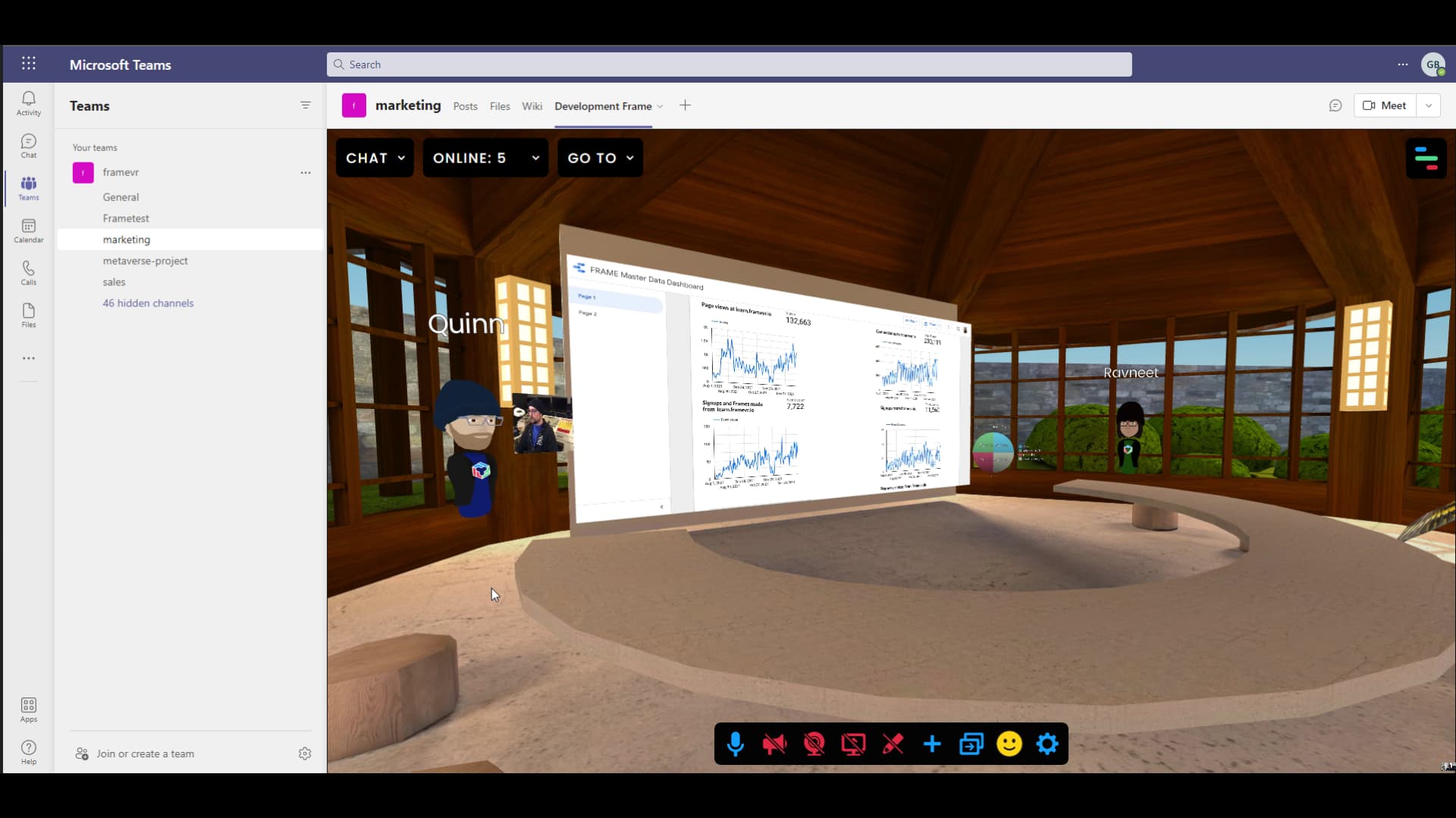 Bringing the Metaverse to Microsoft Teams