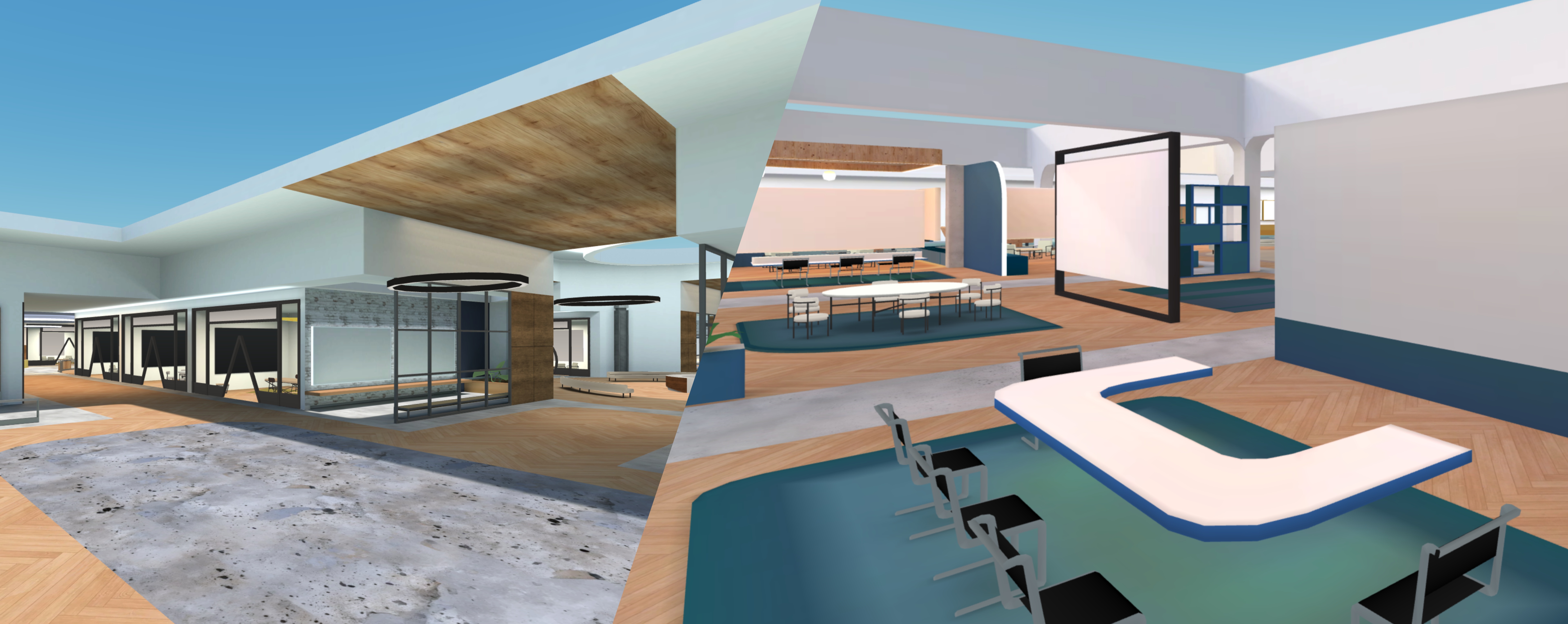 Customizable 3D virtual world